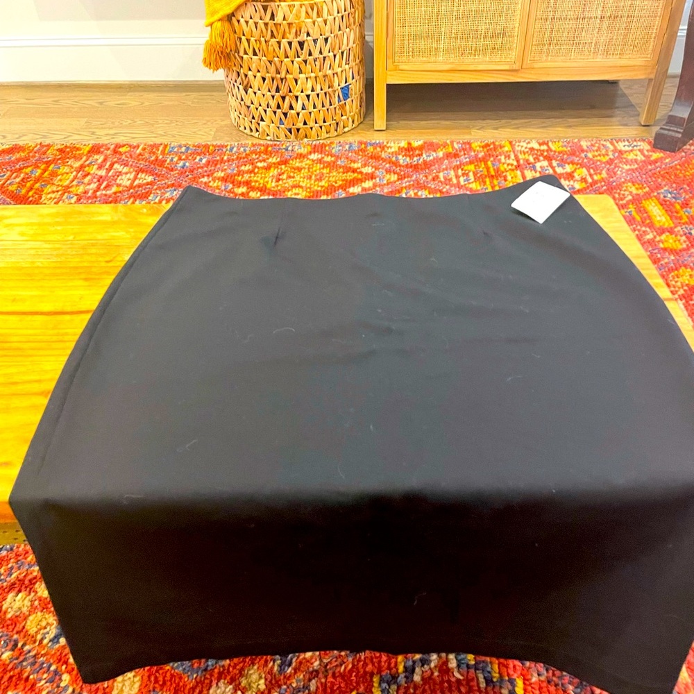 Halogen XXL stretch black pencil skirt NWT